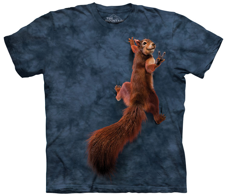 Peace Squirrel Shirt Made in the USA Eco Friendly