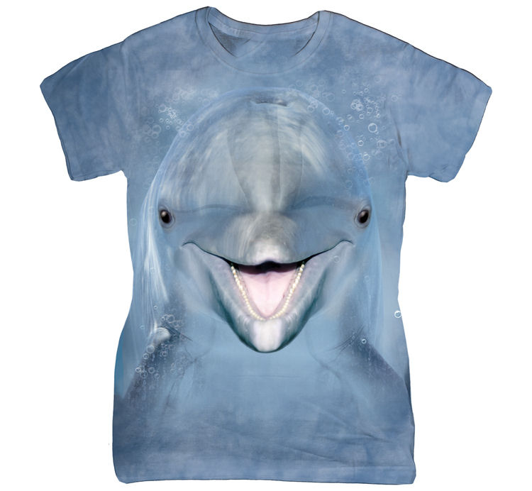 Dolphin Ladies Tee Shirt Dolphin Ladies Tee Shirt