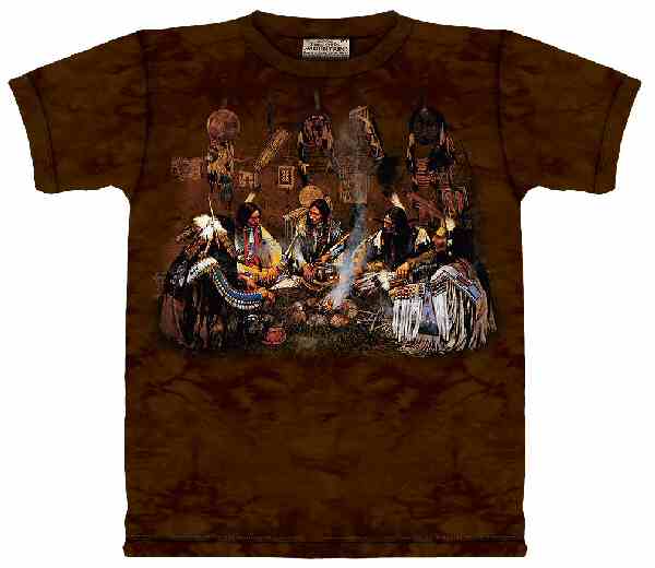 native american print shirt