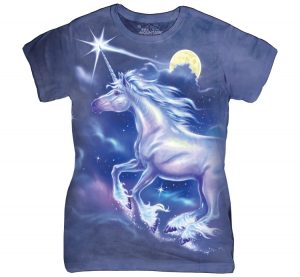 Unicorn Star Ladies Tee Shirt