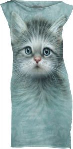Blue Eyed Kitten Ladies Mini Dress