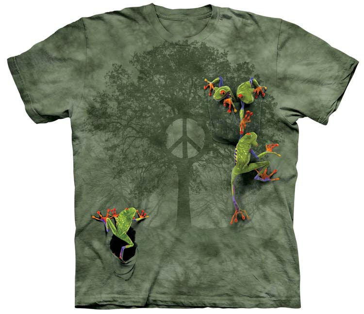 Peace Tree Frog Shirt Peace Tree Frog Shirt
