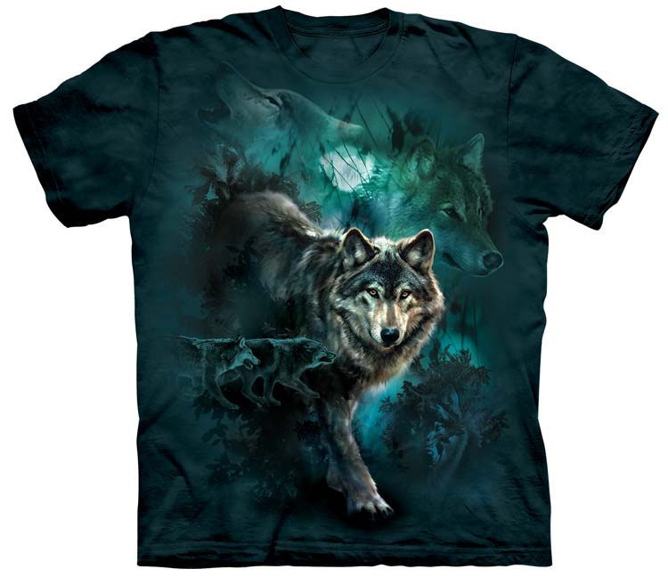 Night Wolves Collage Shirt