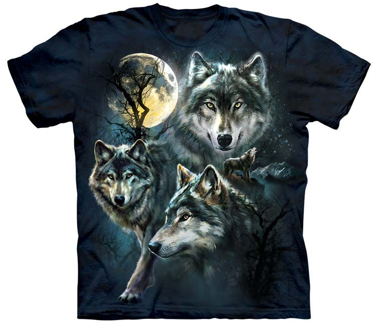 Moon Wolves Collage Shirt