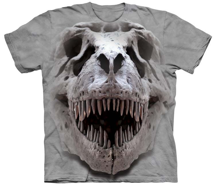 T-Rex Dinosaur Skull Shirt