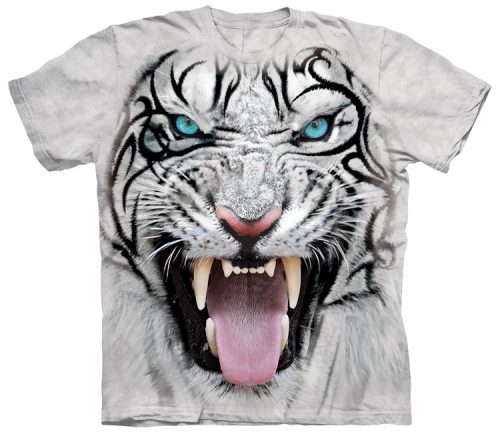 Tribal White Tiger Shirt