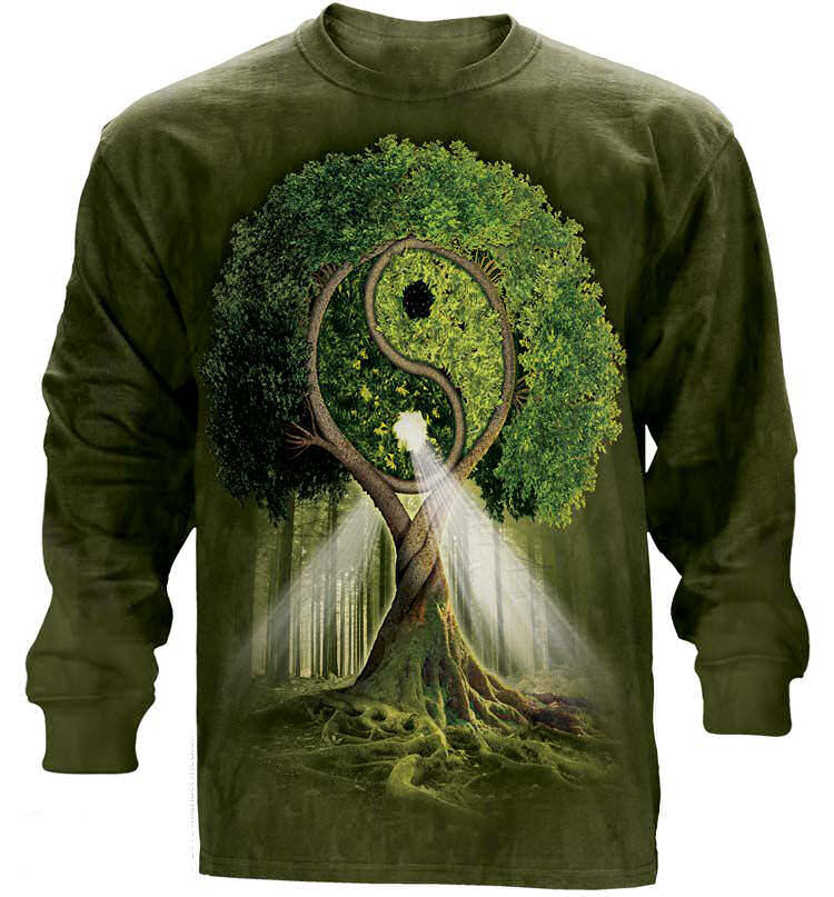 Yin Yang Tree Long Sleeve Shirt Yin Yang Tree Long Sleeve Shirt