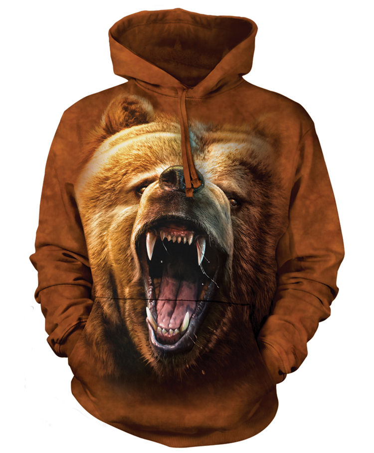 Grizzly Bear Hoodie Hooded Sweatshirt