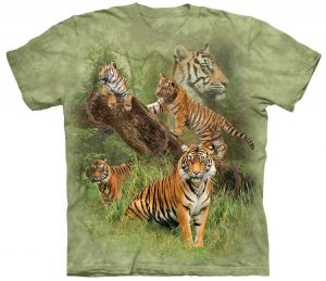 Wild Tiger Collage Shirt