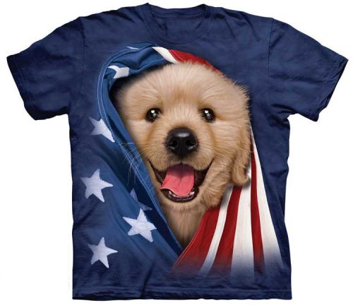 Patriotic Golden Pup Shirt