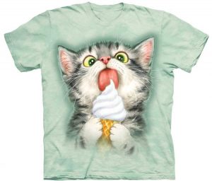 Ice Cream Cone Cat Shirt