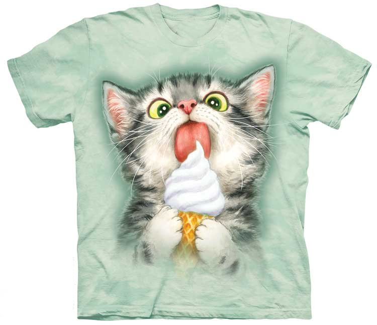 Ice Cream Cone Cat Shirt