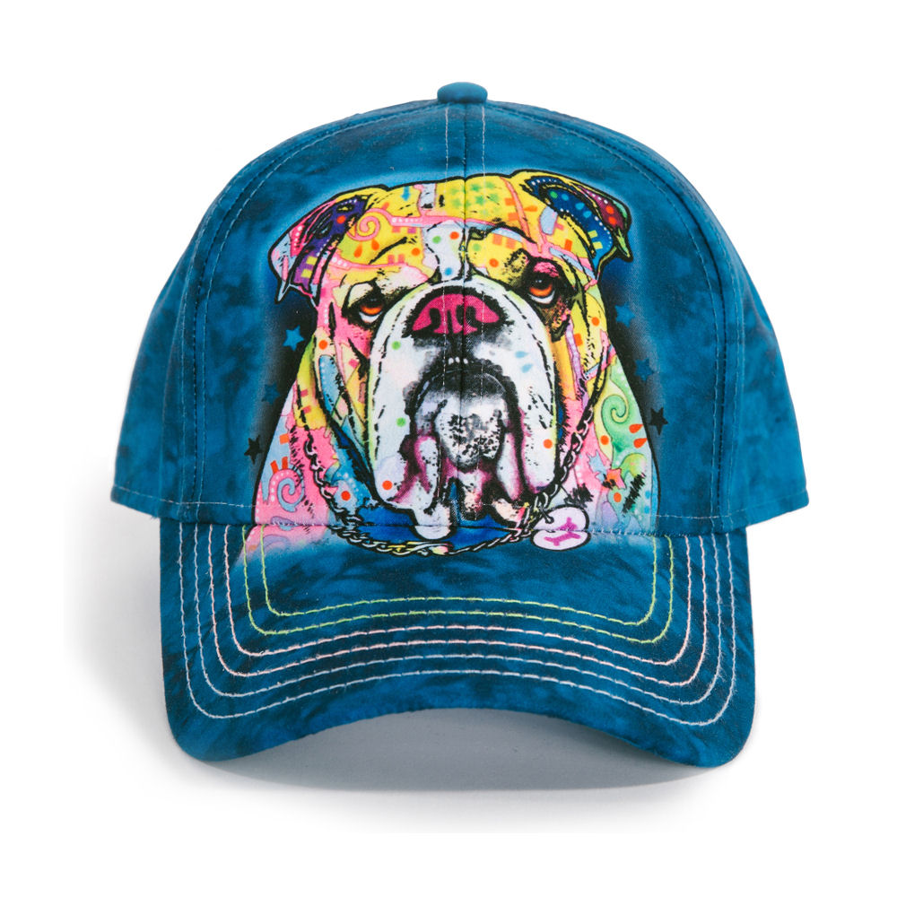 Colorful Bulldog Hat