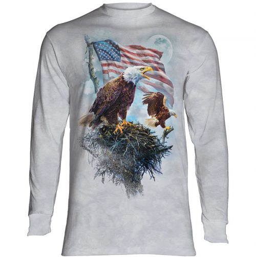 American Eagle Flag long sleeve shirt
