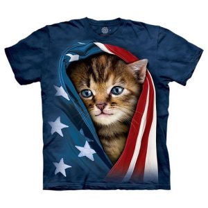 PATRIOTIC KITTEN SHIRT