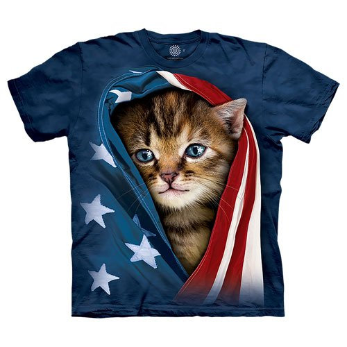 PATRIOTIC KITTEN SHIRT