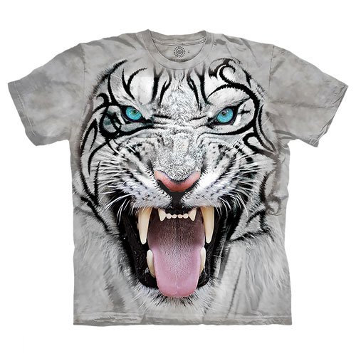 TRIBAL WHITE TIGER SHIRT