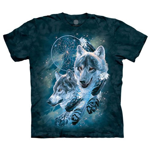 DREAMCATCHER WOLF COLLAGE SHIRT