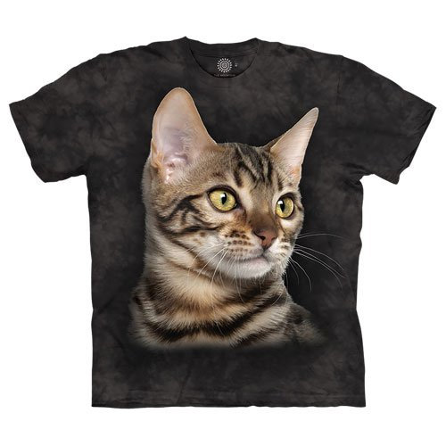STRIPED CAT PORTRAIT SHIRT