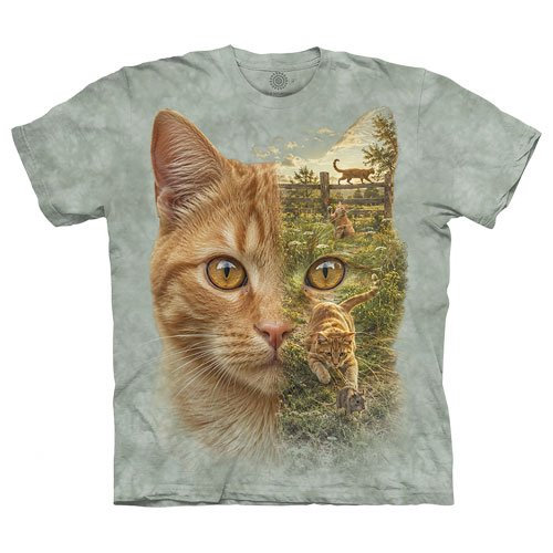 SPIRITSCAPE ORANGE CAT SHIRT