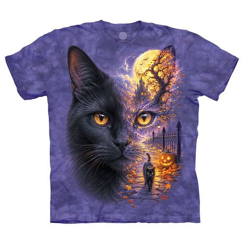 HALLOWEEN BLACK CAT SHIRT