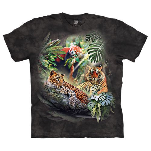 ASIAN RAINFOREST COLLAGE SHIRT
